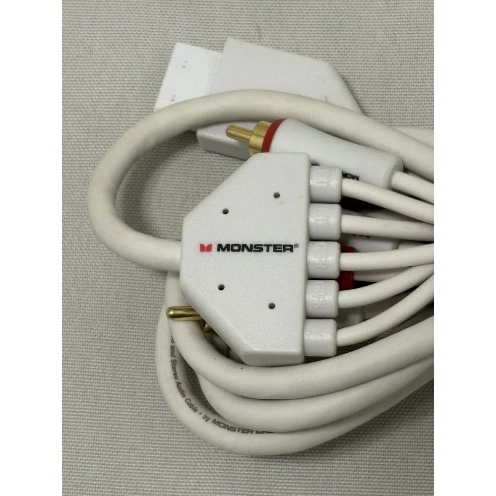 Monster Cable Advanced Performance Nintendo Wii Component Audio Video Cable